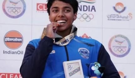 Swim sensation Desinghu wins 4th gold at Nat. Games