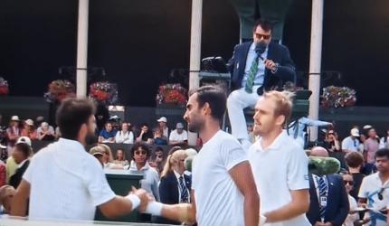 Bhambri-Galloway in men's doubles Round 3 at Wimbledon