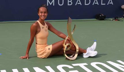 Fernandez routs Kalinskaya for biggest win of career