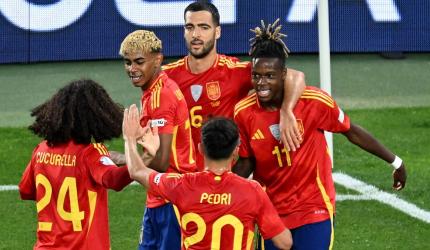 PIX: Spain beat France in thriller to enter Nations League final