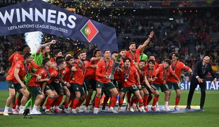 PIX: Portugal beat Spain on penalties to win Nations League