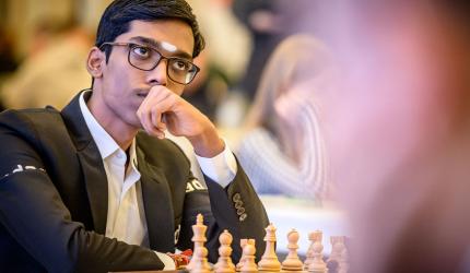 Praggnanandhaa, Aravindh in joint lead in Prague