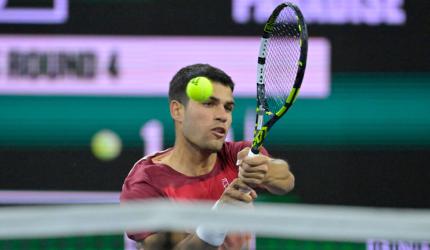 Alcaraz on track for Indian Wells 'three-peat' 