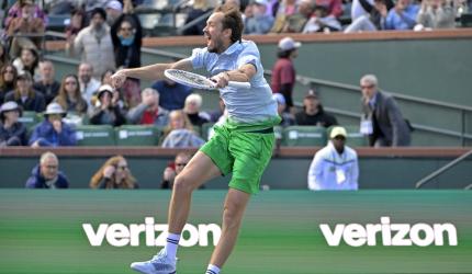 PIX: Medvedev, Alcaraz through to Indian Wells semis