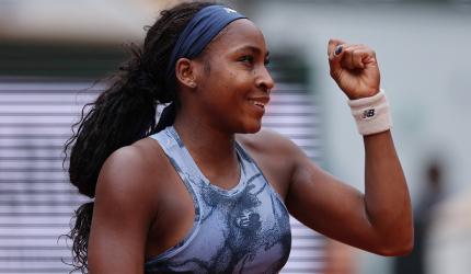 French Open PIX: Gauff, Djokovic win; Medvedev exits