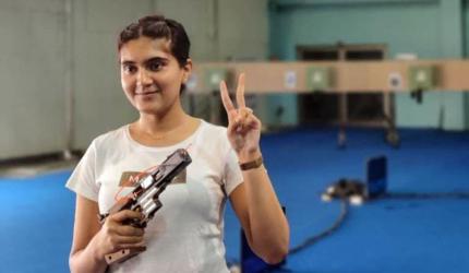 Pistol shooter Esha claims bronze at World Championships