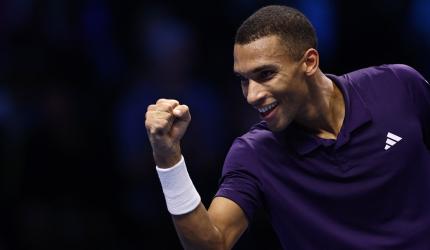 ATP Finals: Aliassime in last four; Sinner unbeaten