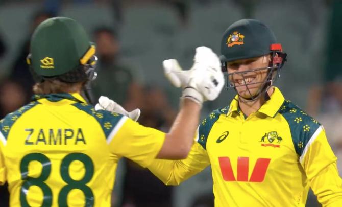 PIX: Australia snap India's 17-year ODI streak in Adelaide