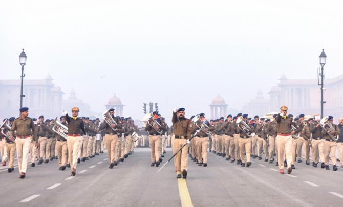 R-Day Parade Rehearsals In Full Swing