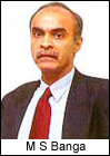 M S Banga, chairman, Hindustan Lever Limited