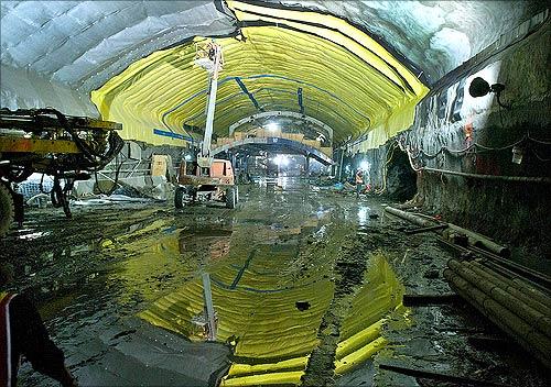 Construction at East Side Access.