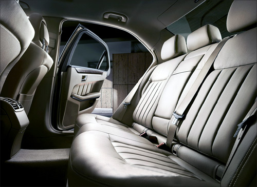 Mercedes Benz interior.