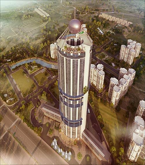 North eye building planned in Noida.