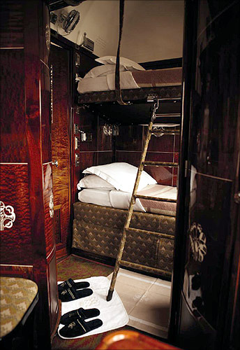 View of Cabin Suite sleeping arrangements.