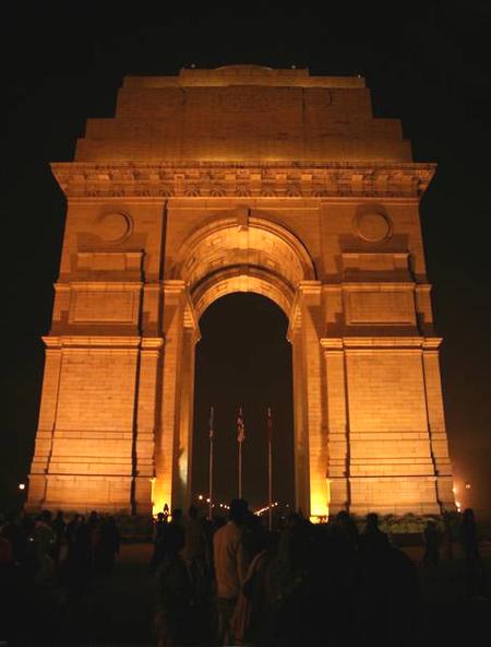 The India Gate.