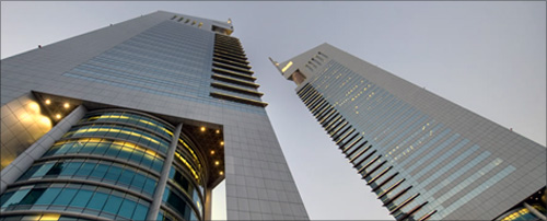 Jumeirah Emirates Towers Hotel.
