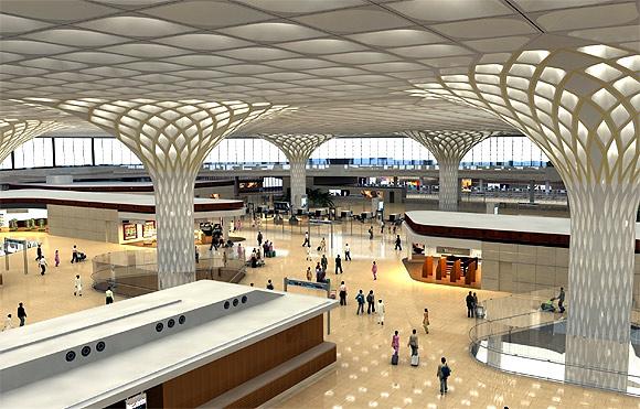 Terminal 2 at the Chhatrapati Shivaji International Airport, Mumbai.