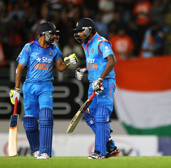 Ravindra Jadeja and Varun Aaron