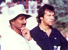 Javed Miandad and Imran Khan