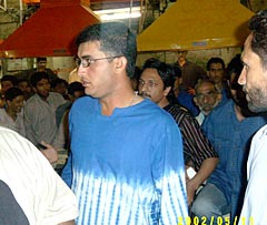 Sourav Ganguly on Food Street