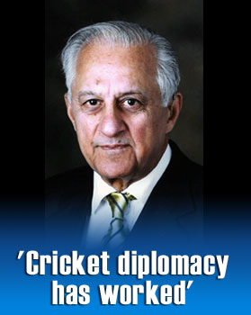'Cricket diplomacy has worked'