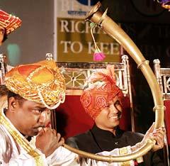 Sachin Tendulkar at the felicitation ceremony