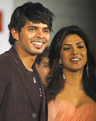 Sreesanth and Priyanka