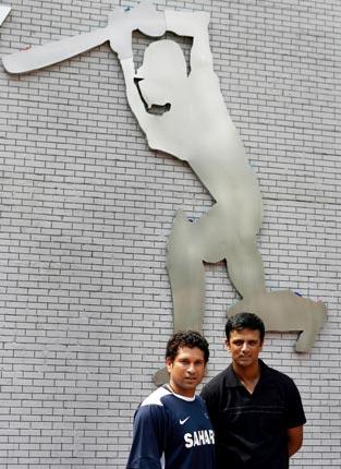 Rahul Dravid and Sachin Tendulkar