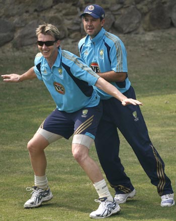 Lee and ponting