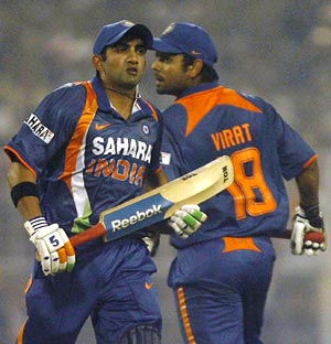 Gautam Gambhir and Virat Kohli