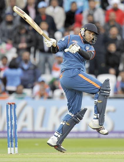 Yuvraj Singh in action