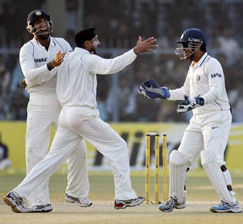Team India players celebrate