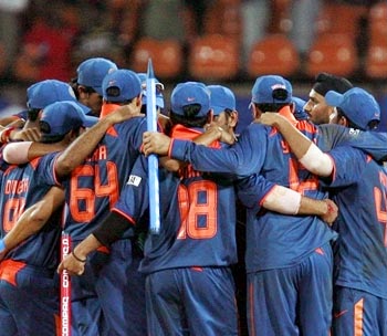 Team India celebrate triumph