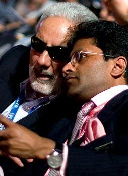 Inderjit Singh Bindra with Lalit Modi