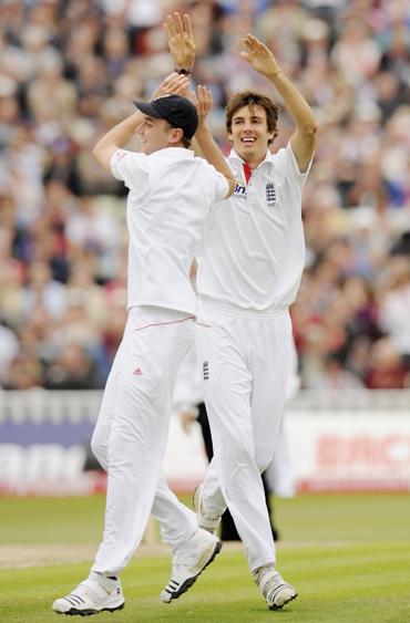 Stuart Broad and Steven Finn