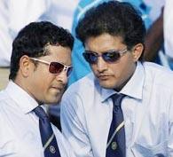 Sachin Tendulkar and Sourav Ganguly