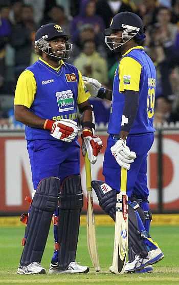 Angelo Mathews and Lasith Malinga