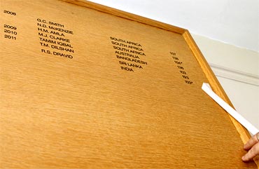 The Lord's Honours Board