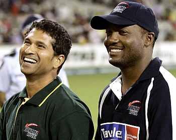 Brian Lara and Sachin Tendulkar