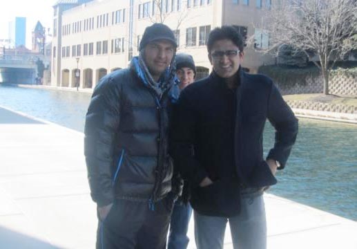 Yuvraj Singh with Anil Kumble