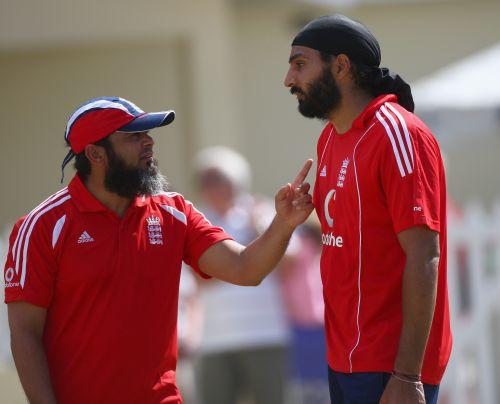 Mushtaq Ahmed and Monty Panesar