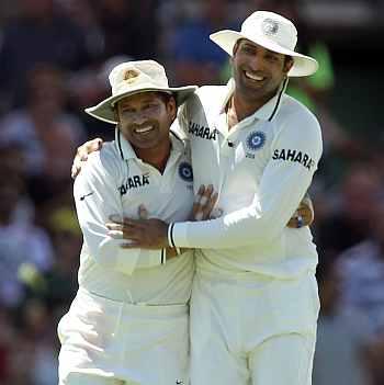 Sachin Tendulkar and V V S Laxman