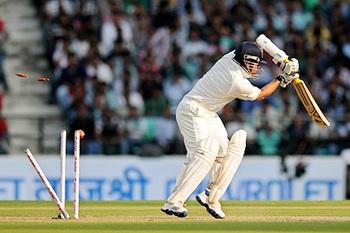 Tendulkar bowled by Anderson