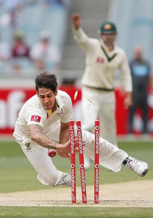 Mitchell Johnson of Australia