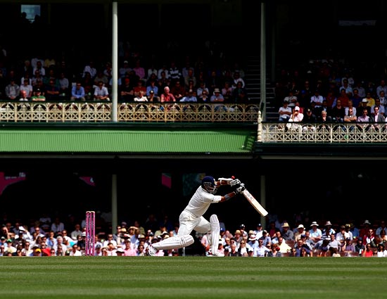 Sachin Tendulkar during the Sydney Test against Australia, January 6, 2012