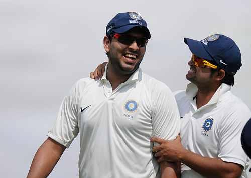 Yuvraj Singh and Suresh Raina