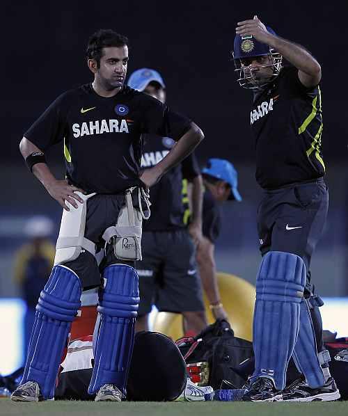 Gautam Gambhir and Virender Sehwag