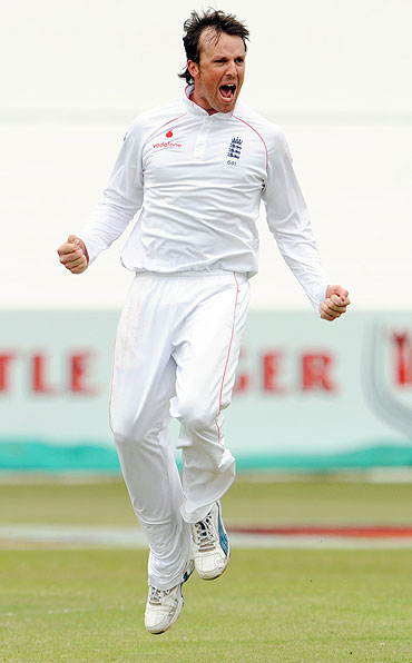 Graeme Swann was a pick of the bowlers for England having scalped all four wickets on the day