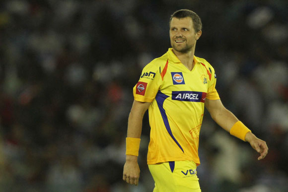 Chennai Super King player Dirk Nannes