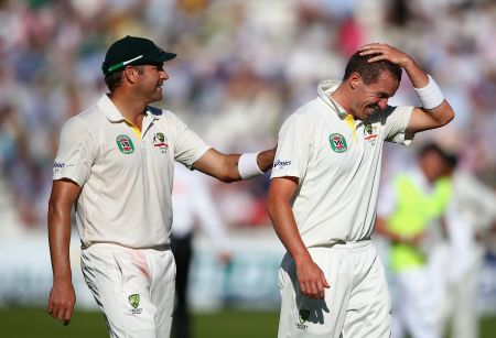 Ryan Harris and Peter Siddle